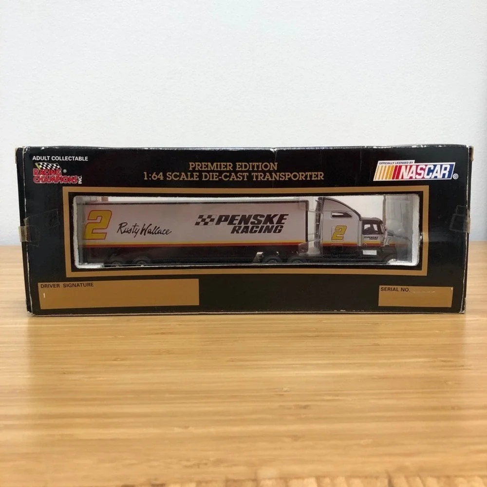 Racing Champions Die Cast Transporter 1:64 Silver Penske Rusty Wallace #2